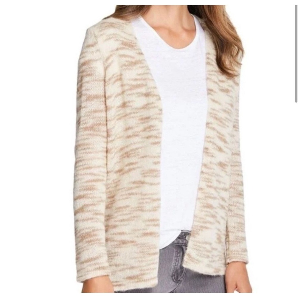 J. McLaughlin Alpaca Wool‎ Blend Open Front Linley Cardigan Sweater Size Large
